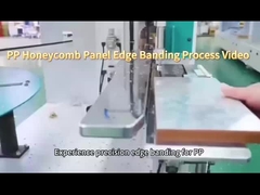 عملية ربط حافة لوحة PP Honeycomb Panel