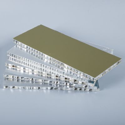 لوحات الحائط المغطاة بألمنيوم من PVDF PU Honeycomb 1200x2400mm