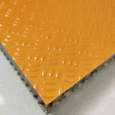 لوحة ساندويتش ضد الزلازل من FRP honeycomb لأرضية عربات الشحن
