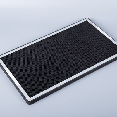 فلتر العسل الكربوني المفعول من الألومنيوم 500x500mm طول الجانب الصغير للغاية