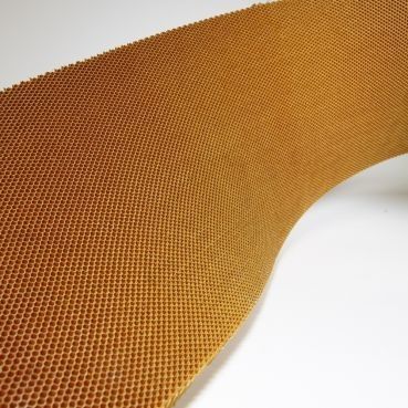 الورق الخفيف Aramid حبيب العسل النواة حبيب العسل الستة الأطراف حفرة خلية حجم 3.2mm