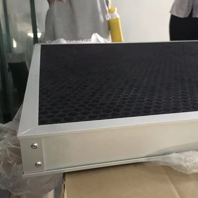 مرشح عسل الألومنيوم مع غطاء الكربون المنشط حجم 500x500mm