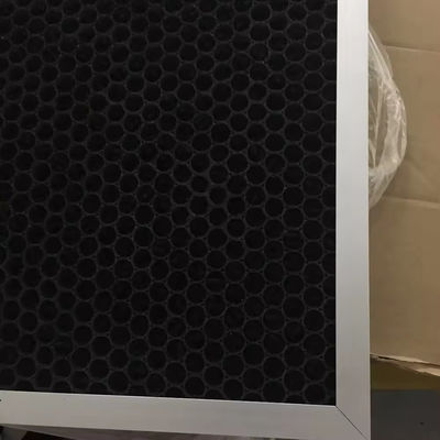 مرشح عسل الألومنيوم مع غطاء الكربون المنشط حجم 500x500mm