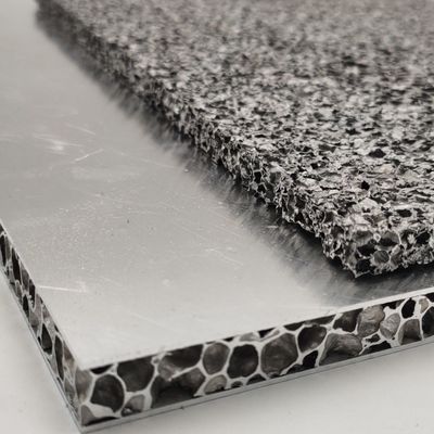 500x500ملم ألومنيوم واجهة الرغوة الألواح الأساسية قوة عالية ضغط فائق